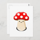 Cute Mushroom Briefkaart (Voorkant / Achterkant)