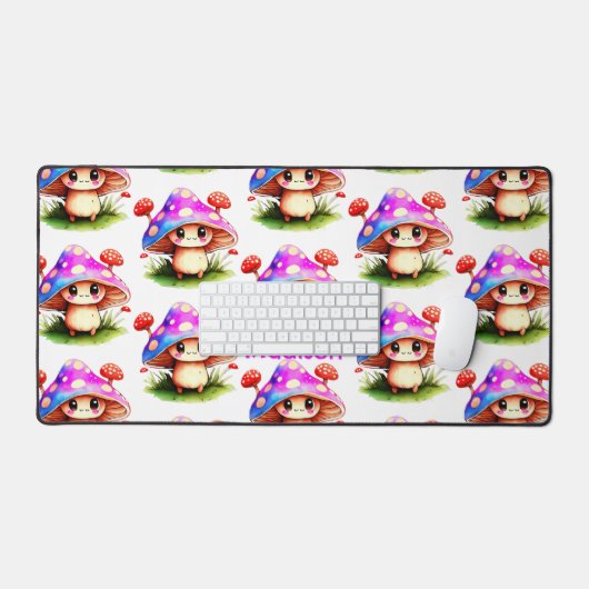 Cute Mushroom Bureaumat (Keyboard & Muis)