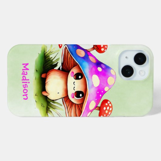 Cute Mushroom Case-Mate iPhone Case (Achterkant (horizontaal))
