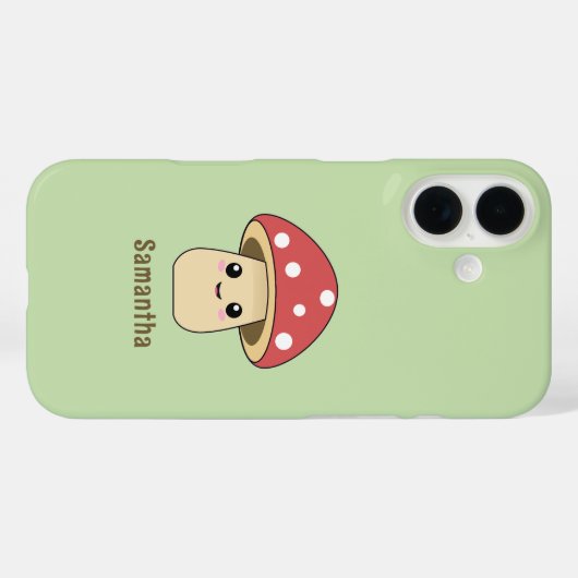 Cute Mushroom Case-Mate iPhone Case (Achterkant (horizontaal))