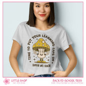Cute Mushroom Character Elementary Teacher Team T-shirt