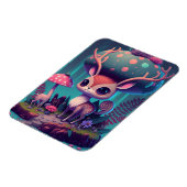 Cute Mushroom Deer Fantasy Art Magnet Magneet (Linkerzijde)