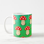 Cute Mushroom Drawing Pattern Koffiemok (Links)