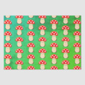 Cute Mushroom Drawing Pattern Tissuepapier (Voorkant)