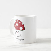 Cute Mushroom Fungi Koffiemok (Voorkant links)