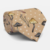 Cute Mushroom Fungi Pattern Stropdas (Opgerold)