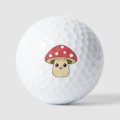 Cute Mushroom Golfballen (Voorkant)
