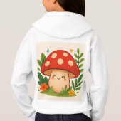 Cute Mushroom Hoodie for Kids (Achterkant)