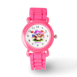 Cute Mushroom Horloge