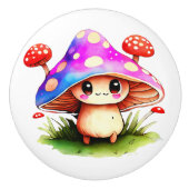 Cute Mushroom Keramische Knop (Voorkant)
