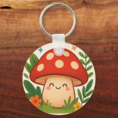 Cute Mushroom Keychain (Achterkant)