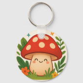 Cute Mushroom Keychain (Achterkant)