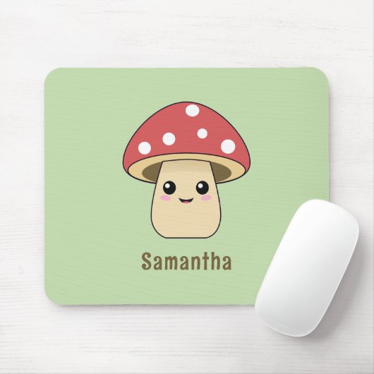 Cute Mushroom Muismat (Met muis)
