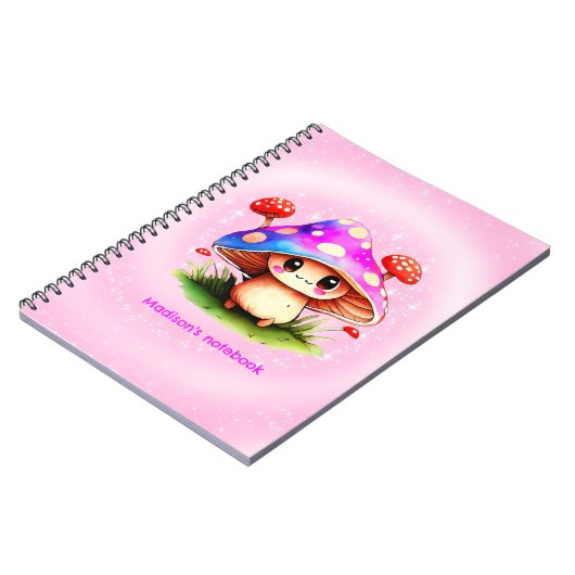 Cute Mushroom Notitieboek (Linkerzijde)