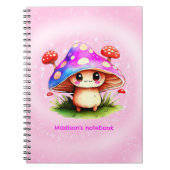 Cute Mushroom Notitieboek (Voorkant)