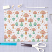 Cute Mushroom Patroon Tissuepapier (Craft)