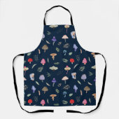 Cute Mushroom Pattern Modern Trendy Style Apron Schort (Voorkant)