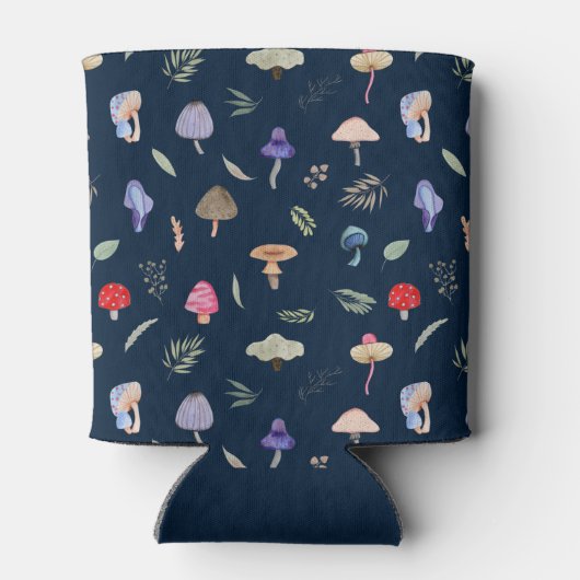 Cute Mushroom Pattern Modern Trendy Style kan klun Blikjeskoeler (Achterkant)