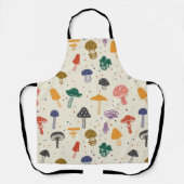 Cute Mushroom Pattern Modern Trendy Style Schort (Voorkant)
