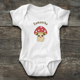 Cute Mushroom Romper
