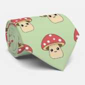 Cute Mushroom Stropdas (Opgerold)