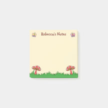 Cute Mushroom Toadstool Personalized