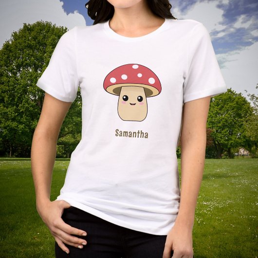 Cute Mushroom Tri-Blend Shirt