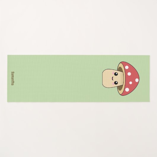 Cute Mushroom Yogamat (Voorkant (horizontaal))
