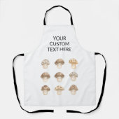 Cute Mushrooms Custom Text Simple Schort (Voorkant)