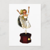 Cute Music Box Dancer Briefkaart (Voorkant)