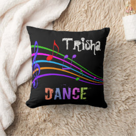 Cute Music-liefhebbers Dance nees aanpasbare kusse Kussen