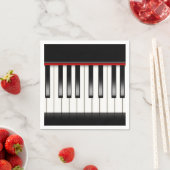 Cute Music speelfeest Piano paper napkins Servet (Insitu)