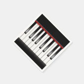 Cute Music speelfeest Piano paper napkins Servet (Hoek)