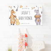 Cute Musical African Animals Baby shower Spandoek (Insitu)