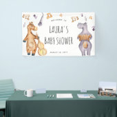 Cute Musical African Animals Baby shower Spandoek (Beurs)