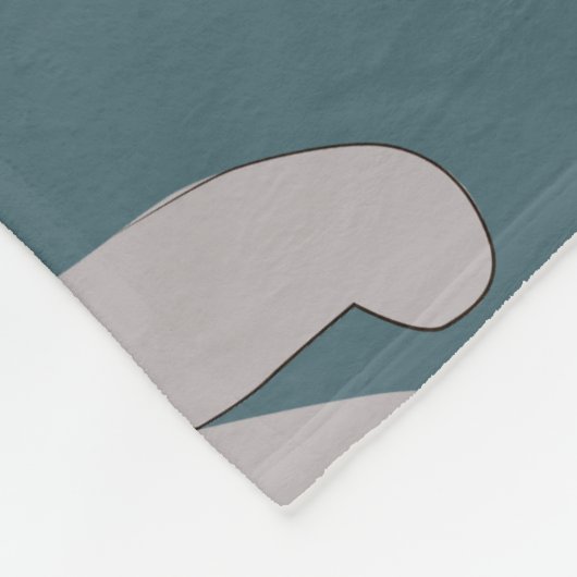 Cute Musical Cats Pattern Kinder Bedroom Fleece Deken (Hoek)