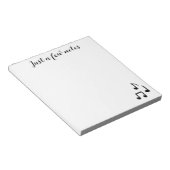 Cute Musical Note Pad Notitieblok (Schuin)