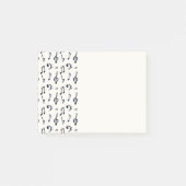 Cute Musical Notes Patroon (Voorkant)