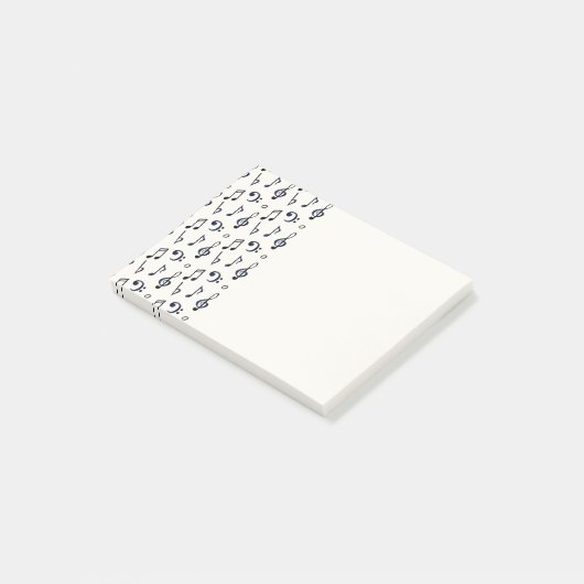 Cute Musical Notes Patroon (Schuin)