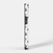 Cute Musical Notes Patroon iPhone Hoesje (Rechterkant)