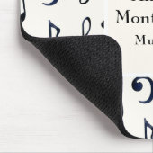 Cute Musical Notes Patroon Muismat (Hoek)