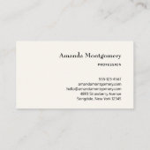 Cute Musical Notes Patroon Visitekaartje (Achterkant)