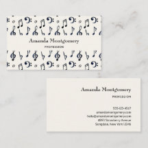 Cute Musical Notes Patroon