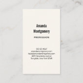 Cute Musical Notes Patroon Visitekaartje (Achterkant)