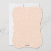 Cute Mustache & Bow Gender onthullen Invite Kaart (Achterkant)