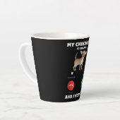 Cute My Chihuahua belt en ik moet gaan Latte Mok (Linkerhoek)