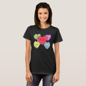 cute My wife candy heart is valentine day husband  T-shirt (Voorkant volledig)
