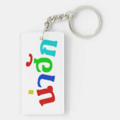 Cute ♦ Nahuk in de Thaise isan Dialect taal ♦ Sleutelhanger (achterkant)