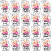 Cute Nail Mail Nailfie Handje Pose Small Business Sticker (Voorkant)