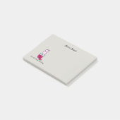 Cute Nail Poolse Motivatie gepersonaliseerd Post-it® Notes (Schuin)